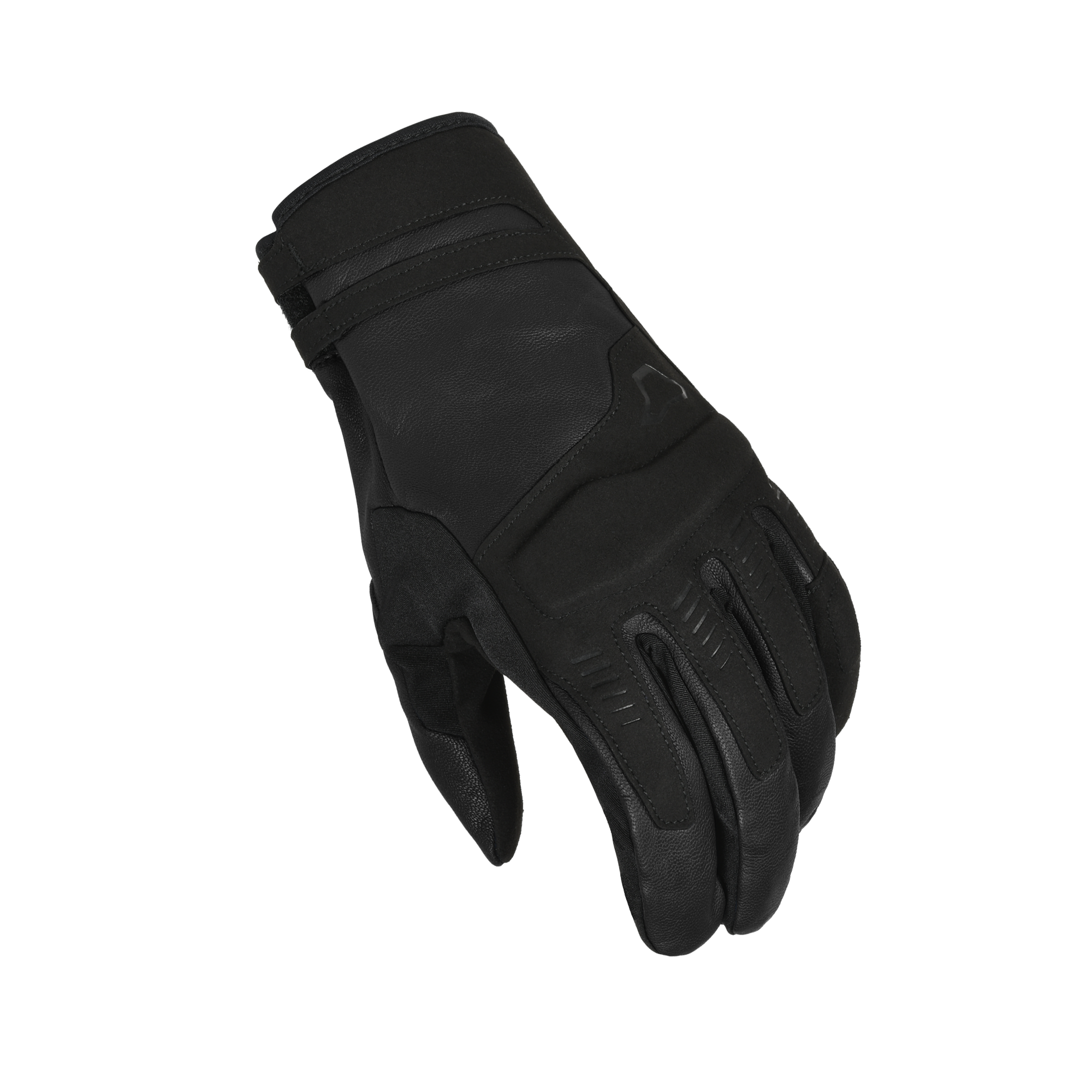 Macna Drizzle RTX Nero – Guanti Moto Pelle Impermeabili CE Uomo – vista 1