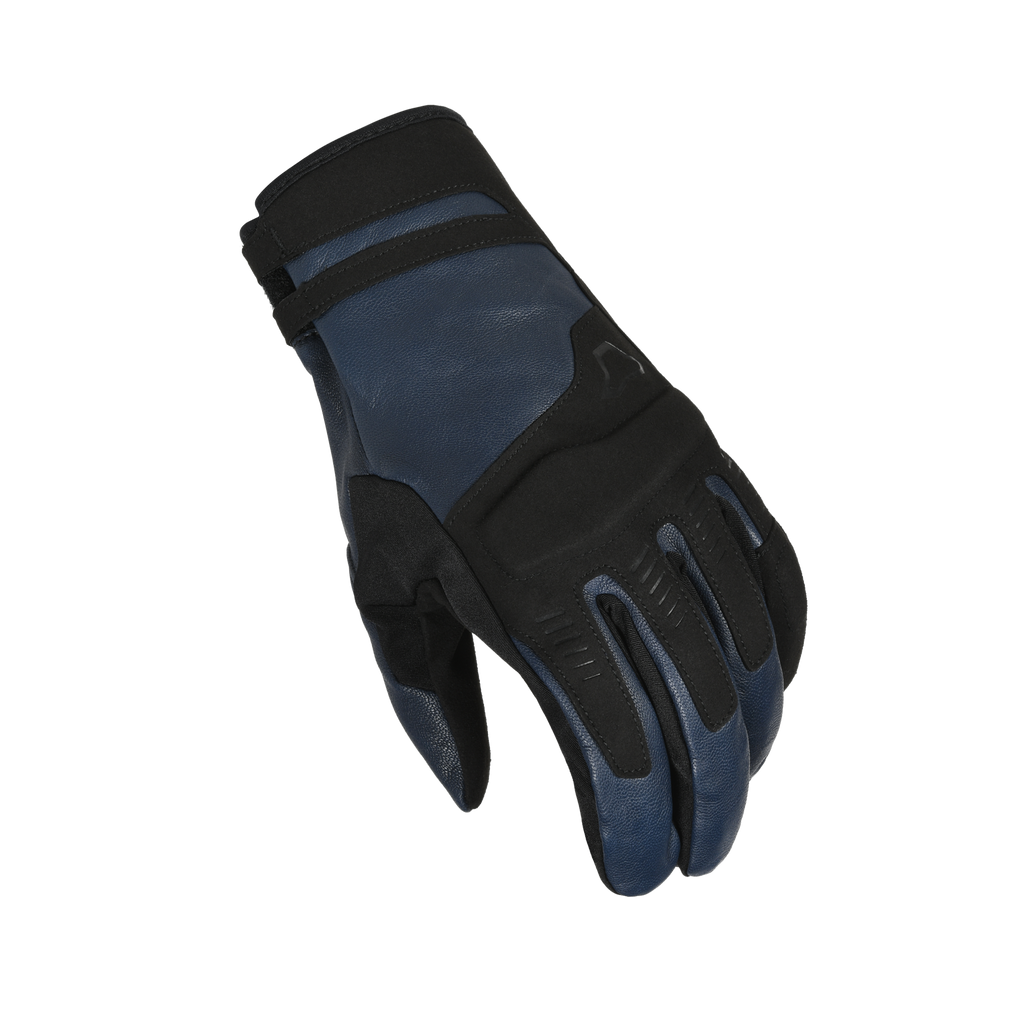 Macna Drizzle RTX Blu – Guanti Moto Pelle Impermeabili CE Uomo – vista 1