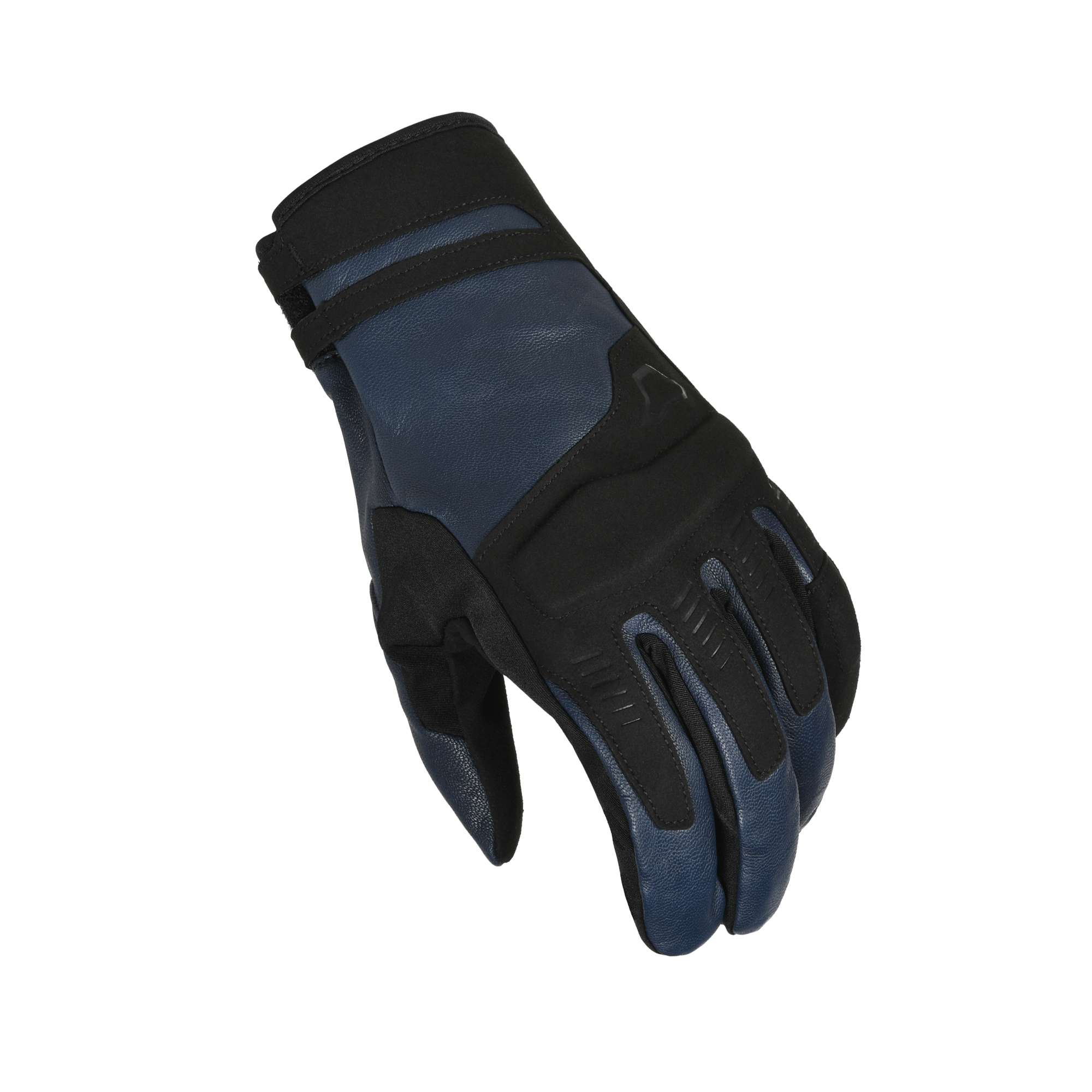 Macna Drizzle RTX Blu – Guanti Moto Pelle Impermeabili CE Uomo – vista 1