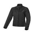 Macna Dromica Nero – Giacca Moto Casual Corta Impermeabile CE Donna – vista frontale