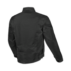 Macna Dromica Nero – Giacca Moto Casual Corta Impermeabile CE Donna – vista posteriore