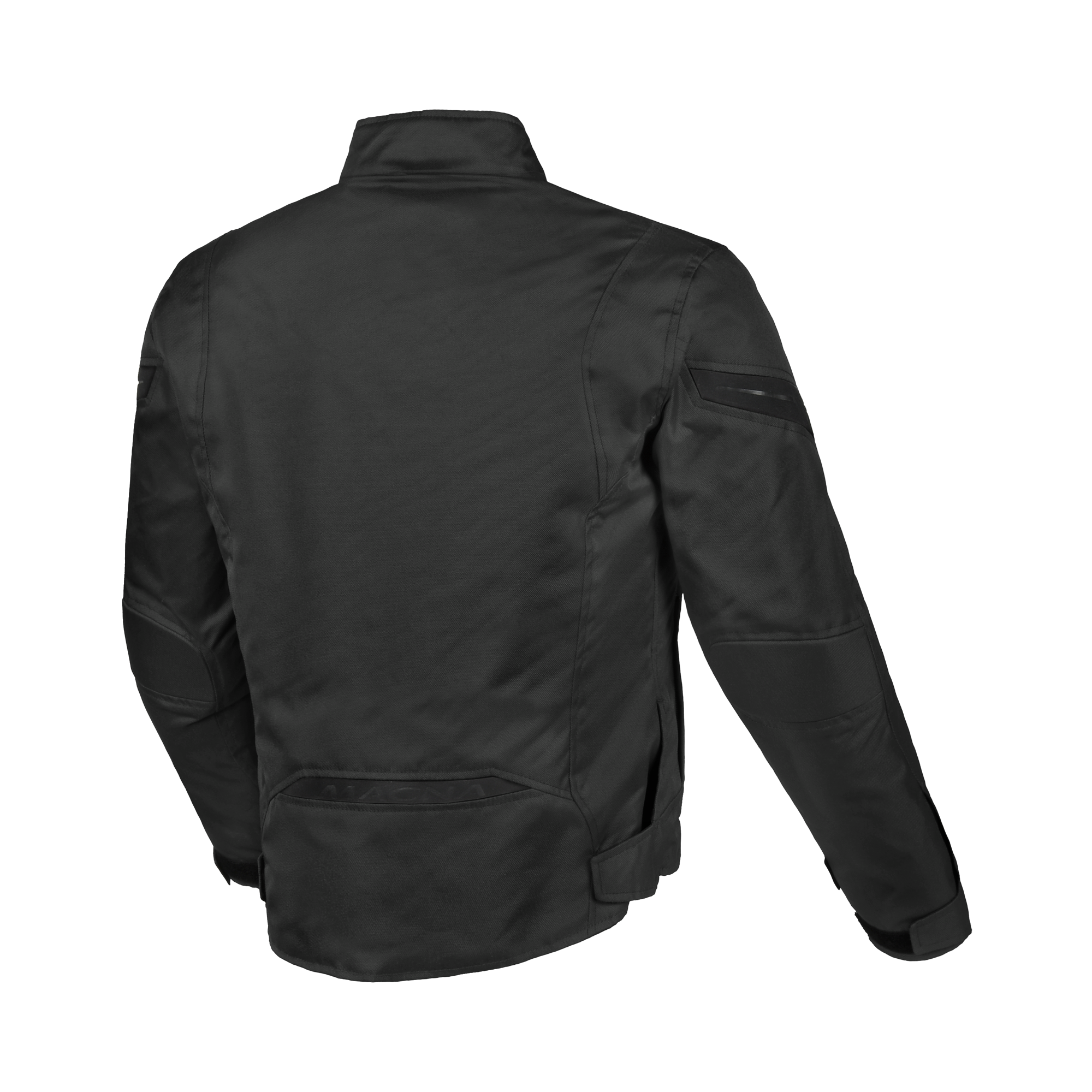 Macna Dromica Nero – Giacca Moto Casual Corta Impermeabile CE Donna – vista posteriore