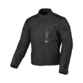 Macna Dromico Nero – Giacca Moto Casual Corta Impermeabile CE Uomo – vista frontale