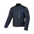 Macna Dromico Blu Scuro – Giacca Moto Casual Corta Impermeabile CE Uomo – vista frontale