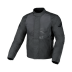 Macna Dromico Grigio Scuro – Giacca Moto Casual Corta Impermeabile CE Uomo – vista frontale