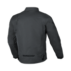 Macna Dromico Grigio Scuro – Giacca Moto Casual Corta Impermeabile CE Uomo – vista posteriore