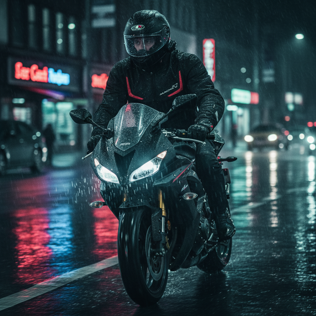 Macna Macna Durago Giacca Moto Touring Nero Rosso – Impermeabile Raintex CE Tg L Nero Abbigliamento per moto - Moon Bike - Vista 7