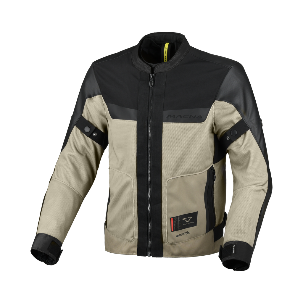 Macna Empire 2.0 Taupe/Nero – Giacca Moto Estiva in Rete Impermeabile Adventure CE Classe A Uomo - vista 1