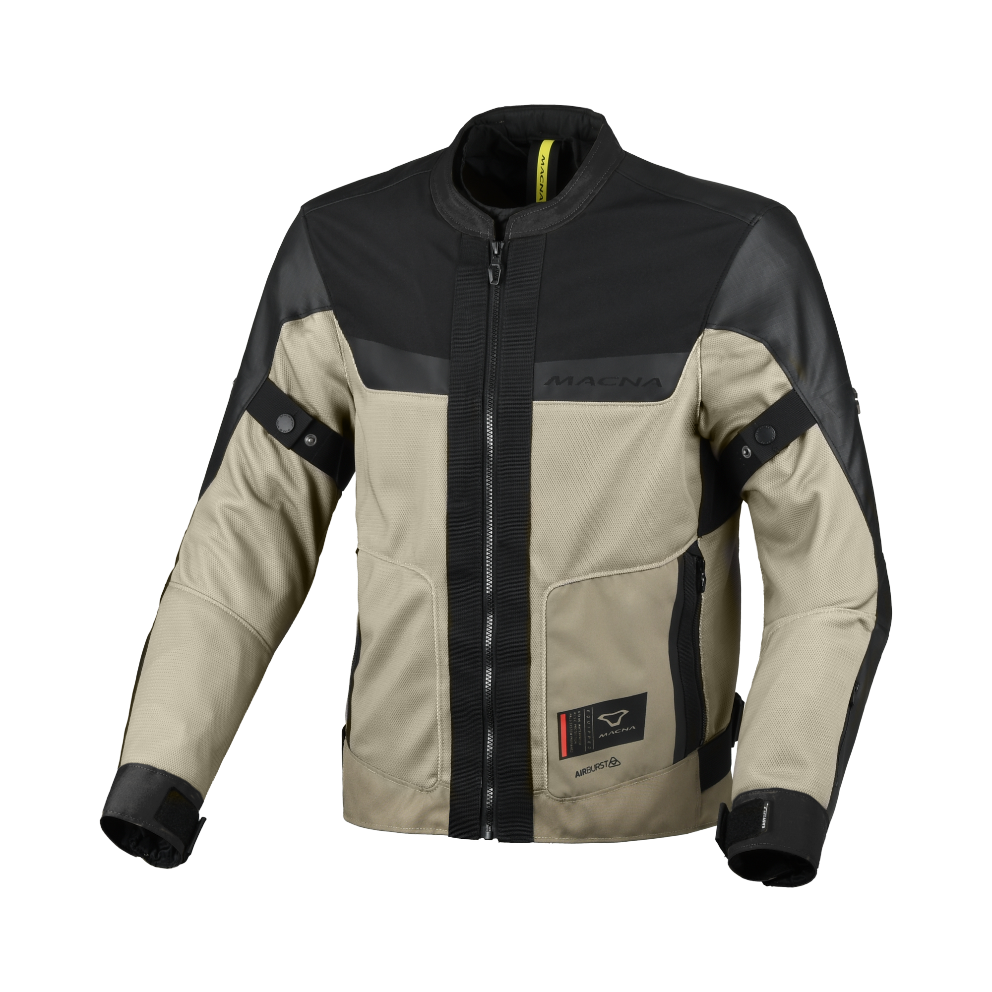 Macna Empire 2.0 Taupe/Nero – Giacca Moto Estiva in Rete Impermeabile Adventure CE Classe A Uomo - vista 1