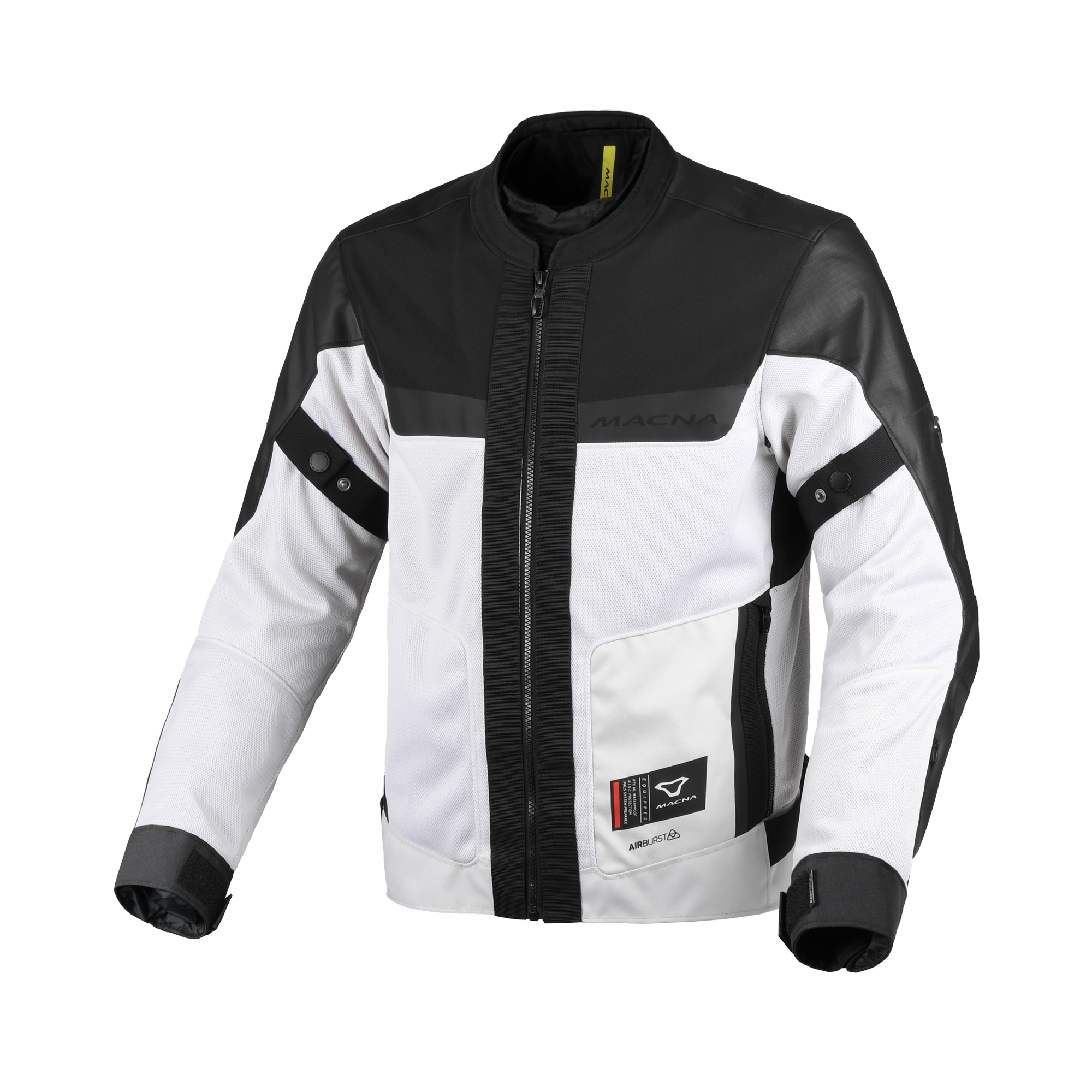 Macna Empire 2.0 Grigio/Nero – Giacca Moto Estiva in Rete Impermeabile Adventure CE Classe A Uomo - vista 1
