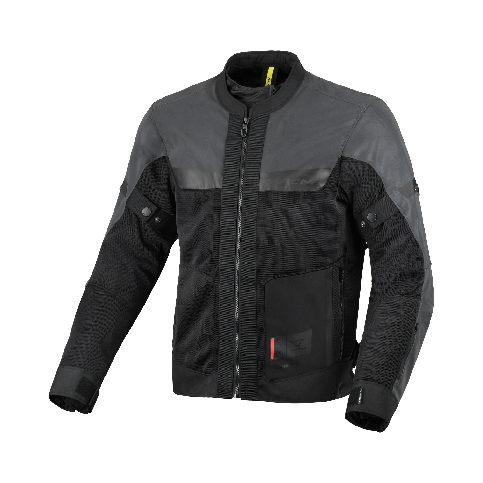Macna Empire 2.0 Night Eye Nero/Grigio – Giacca Moto Estiva in Rete Riflettente Impermeabile CE Classe A Uomo - vista 1