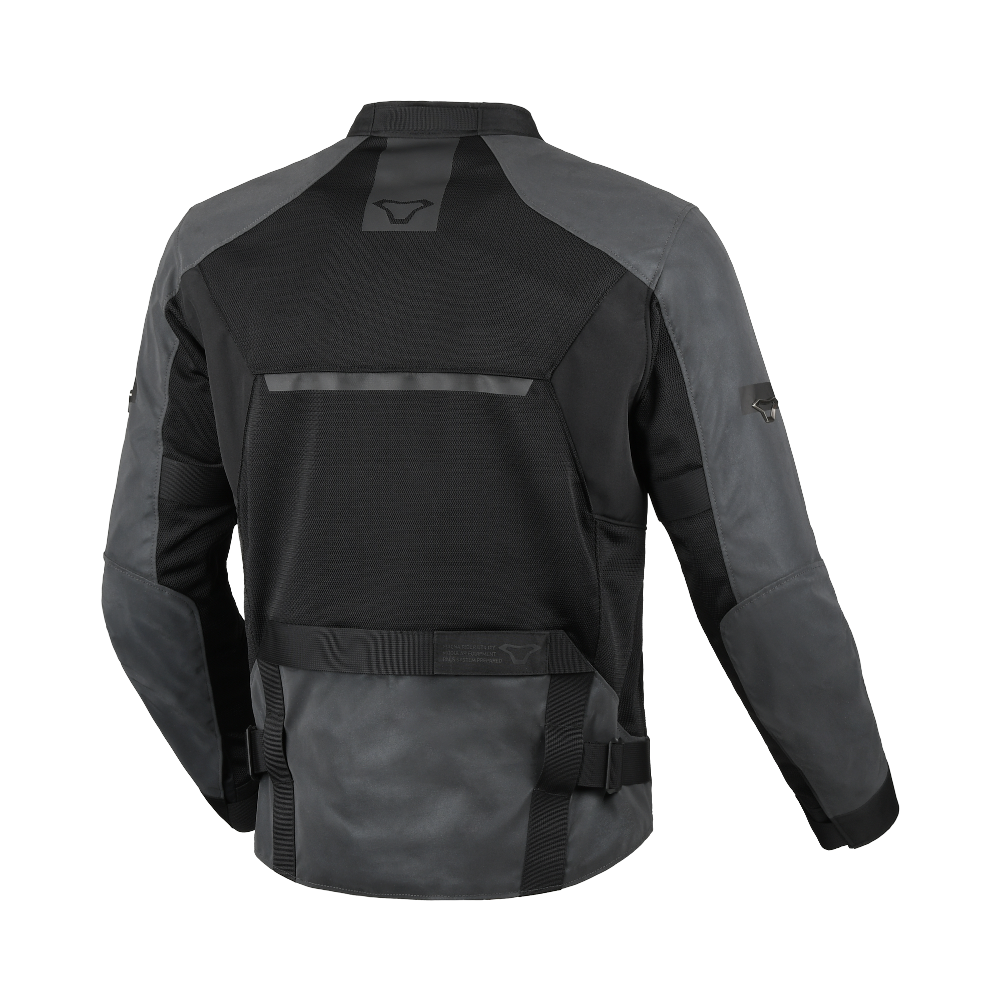 Macna Empire 2.0 Night Eye Nero/Grigio – Giacca Moto Estiva in Rete Riflettente Impermeabile CE Classe A Uomo - vista 2