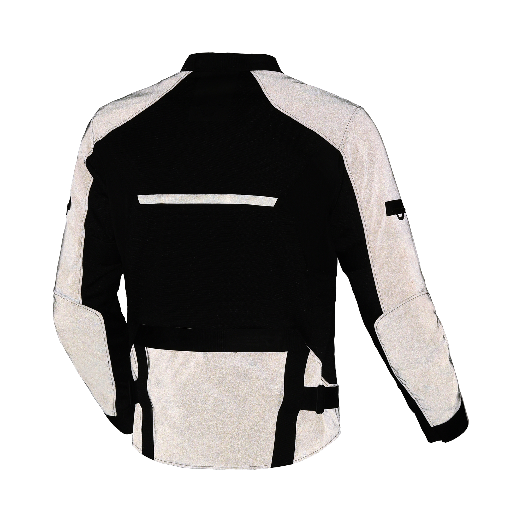 Macna Empire 2.0 Night Eye Nero/Grigio – Giacca Moto Estiva in Rete Riflettente Impermeabile CE Classe A Uomo - vista 4