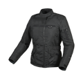 Macna Evora Nero – Giacca Moto Casual 2 Strati Impermeabile CE Donna – vista frontale