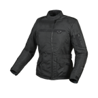 Macna Evora Nero – Giacca Moto Casual 2 Strati Impermeabile CE Donna – vista frontale