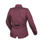 Macna Evora Rosso Scuro – Giacca Moto Casual 2 Strati Impermeabile CE Donna – vista posteriore