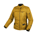 Macna Evora Giallo – Giacca Moto Casual 2 Strati Impermeabile CE Donna – vista frontale