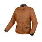 Macna Evora Marrone – Giacca Moto Casual 2 Strati Impermeabile CE Donna – vista frontale