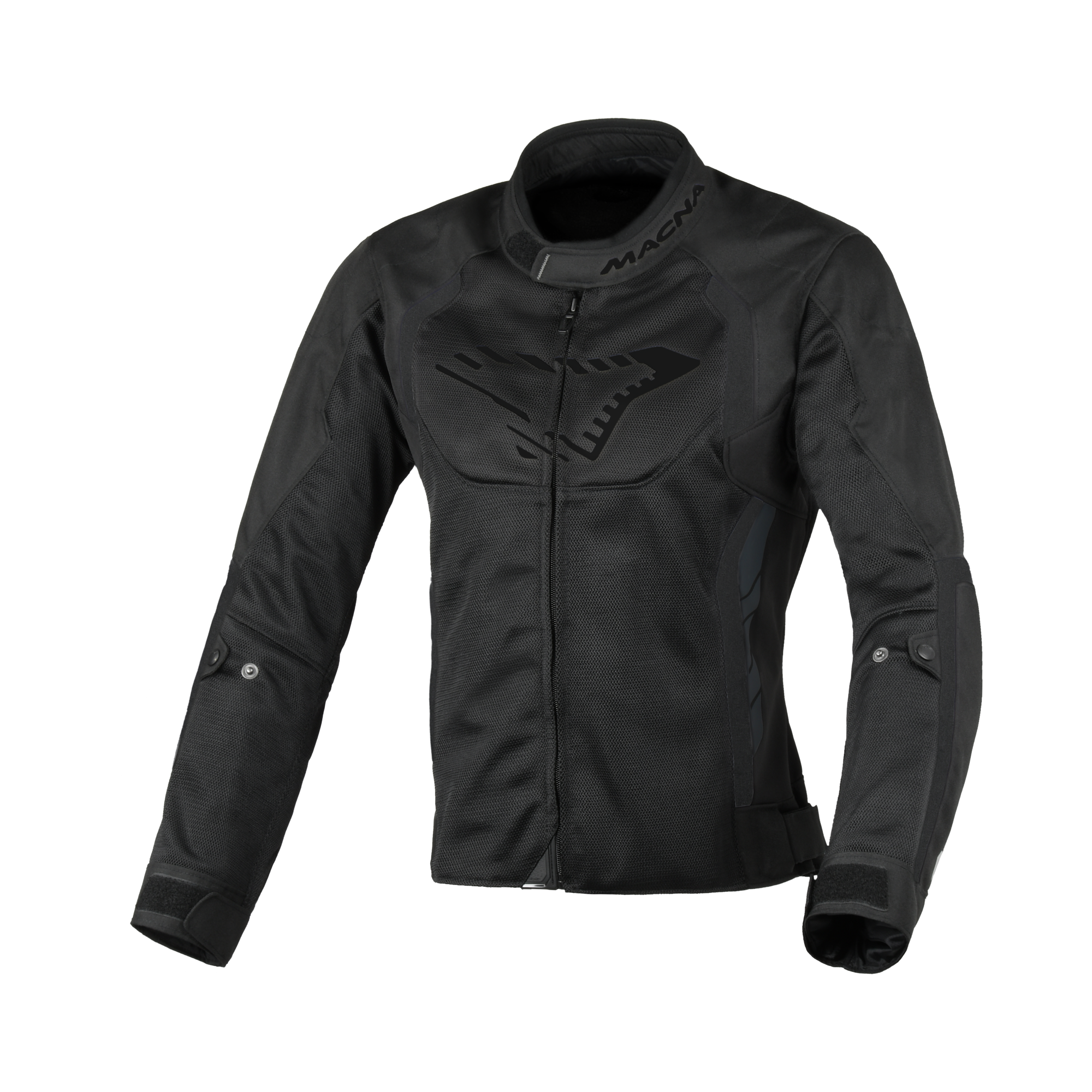 Macna Grisca Nero – Giacca Moto Sportiva Estiva in Rete Donna