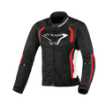Macna Grisca Nero/Rosso – Giacca Moto Sportiva Estiva in Rete Donna