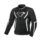 Macna Grisco Nero/Bianco – Giacca Moto Sportiva Estiva in Rete
