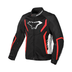 Macna Grisco Nero/Rosso – Giacca Moto Sportiva Estiva in Rete