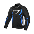 Macna Grisco Nero/Blu – Giacca Moto Sportiva Estiva in Rete