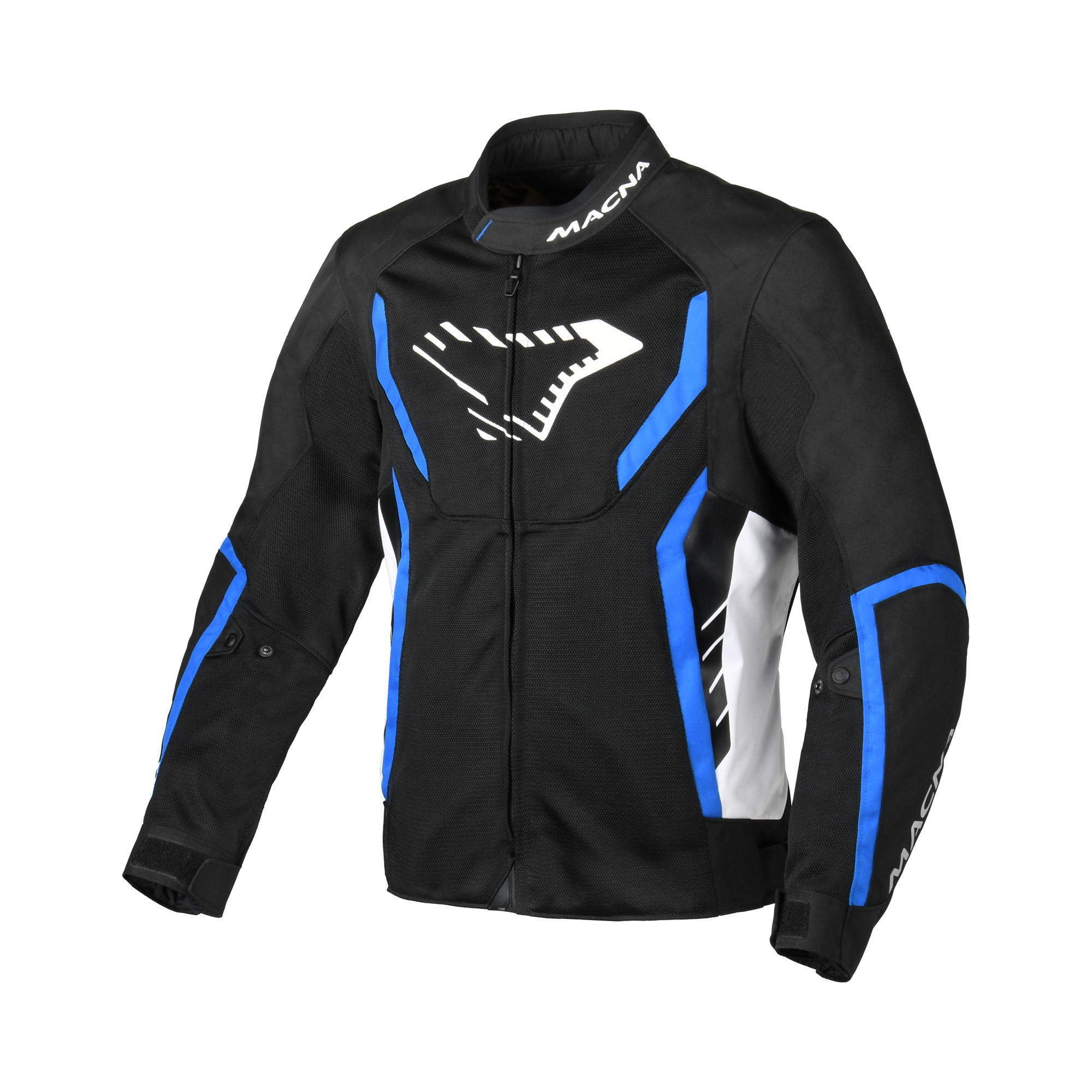 Macna Grisco Nero/Blu – Giacca Moto Sportiva Estiva in Rete