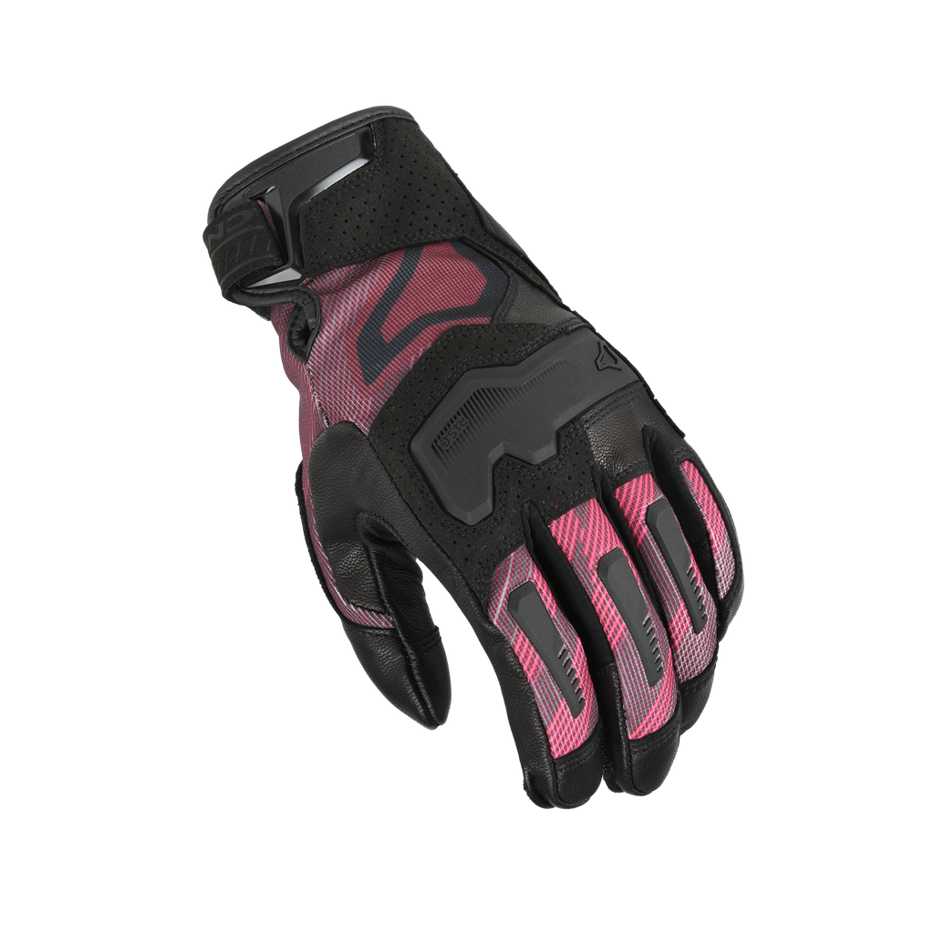 Macna Haros 2.0 Women Nero / Rosso guanti moto