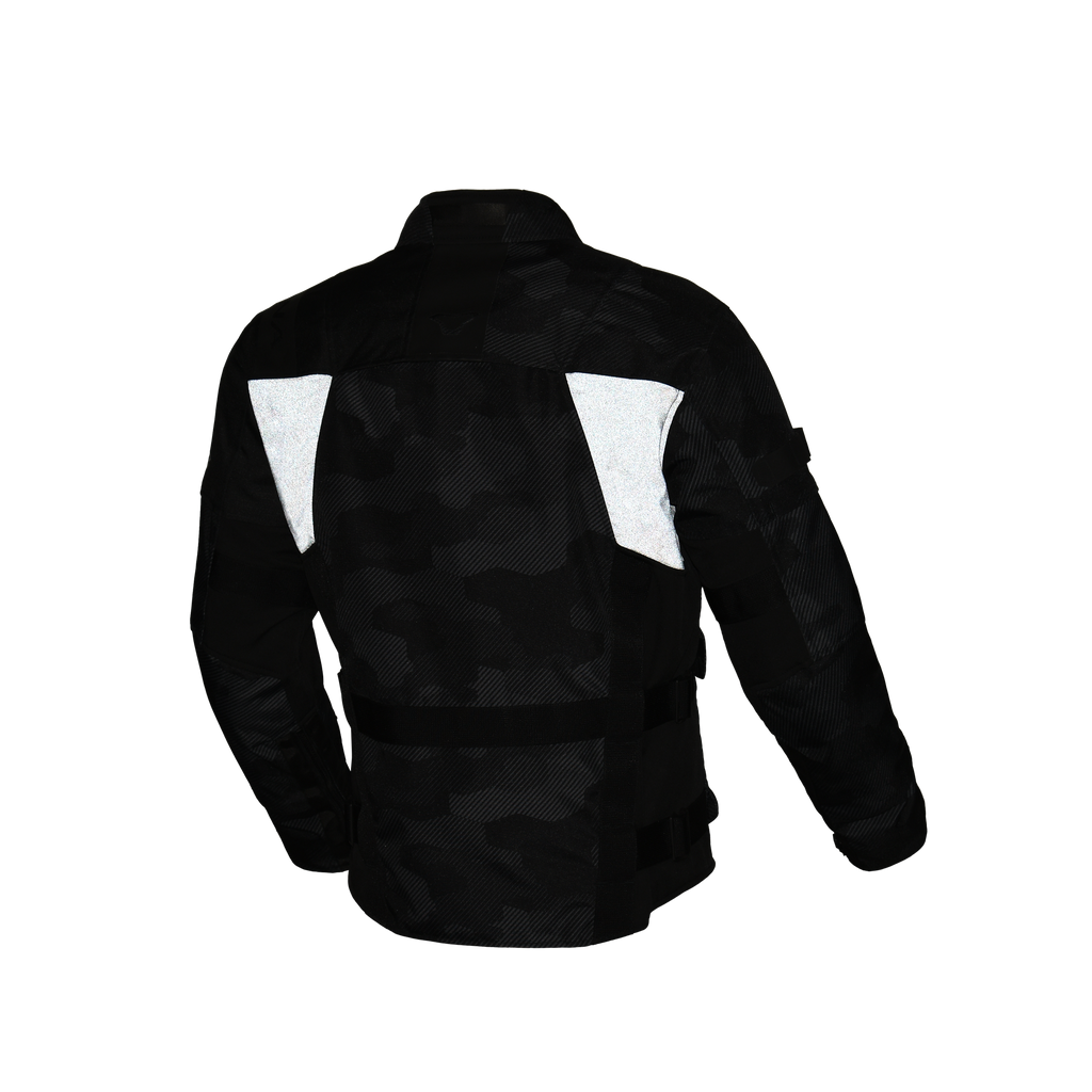 Macna Higera Nero/Grigio – Giacca Moto Utility 2 Strati Impermeabile CE Uomo – vista 4