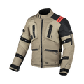 Macna Higera Taupe/Nero – Giacca Moto Utility 2 Strati Impermeabile CE Uomo – vista 1