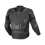 Macna Ignite Nero – Giacca Moto in Pelle e Rete Sportiva CE Classe AAA Uomo – vista 2