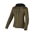 Macna Inland Verde/Marrone – Giacca Moto Casual con Cappuccio Donna