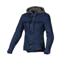 Macna Inland Blu/Marrone – Giacca Moto Casual con Cappuccio Donna
