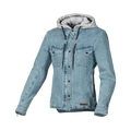 Macna Inland Azzurro – Giacca Moto Casual con Cappuccio Donna