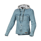 Macna Inland Azzurro – Giacca Moto Casual con Cappuccio Donna