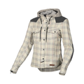 Macna Inland Beige/Rosa – Giacca Moto Casual con Cappuccio Donna