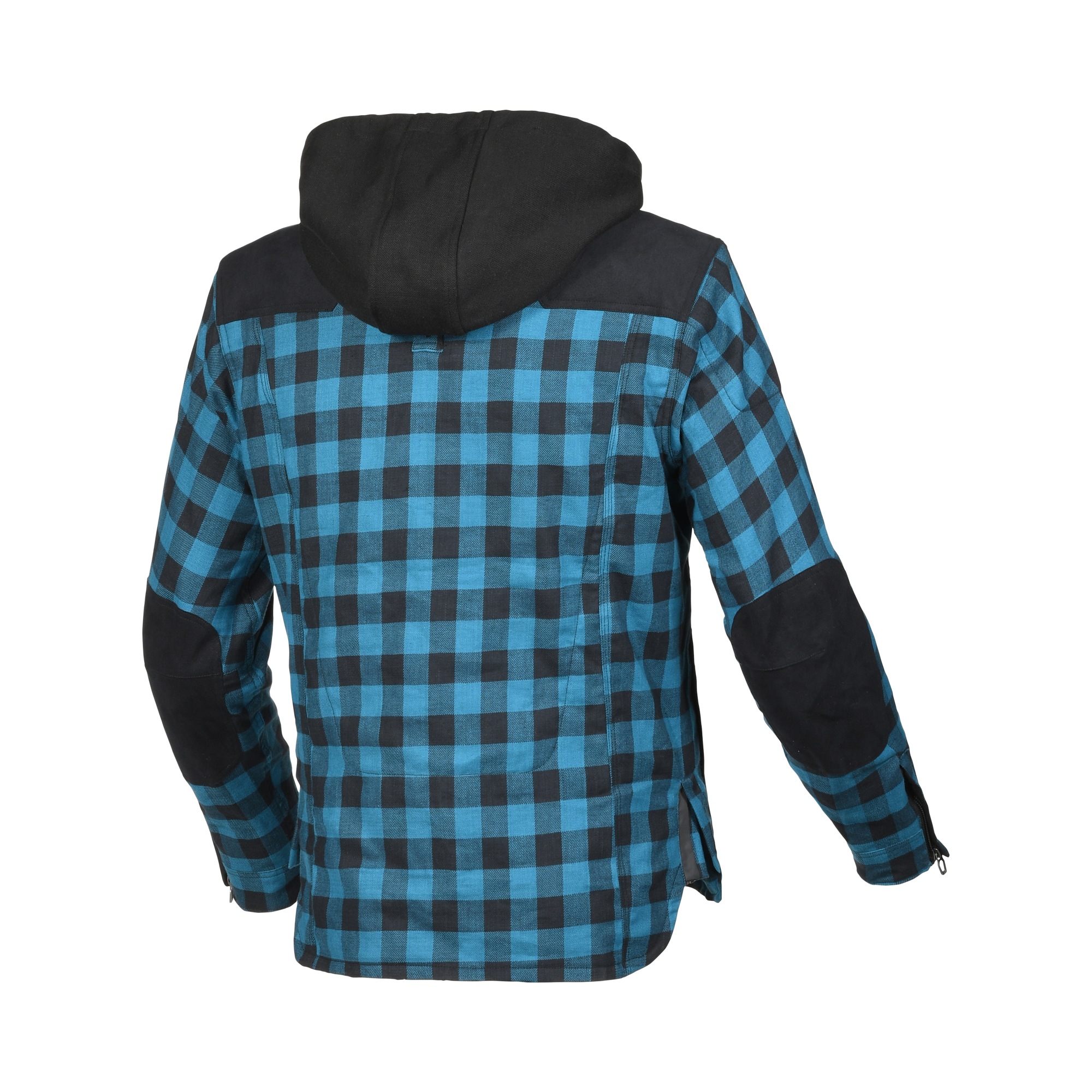 Macna Inland Blu/Nero - Giacca Moto Camicia Estiva in Cotone Casual CE Classe A Uomo - vista 2