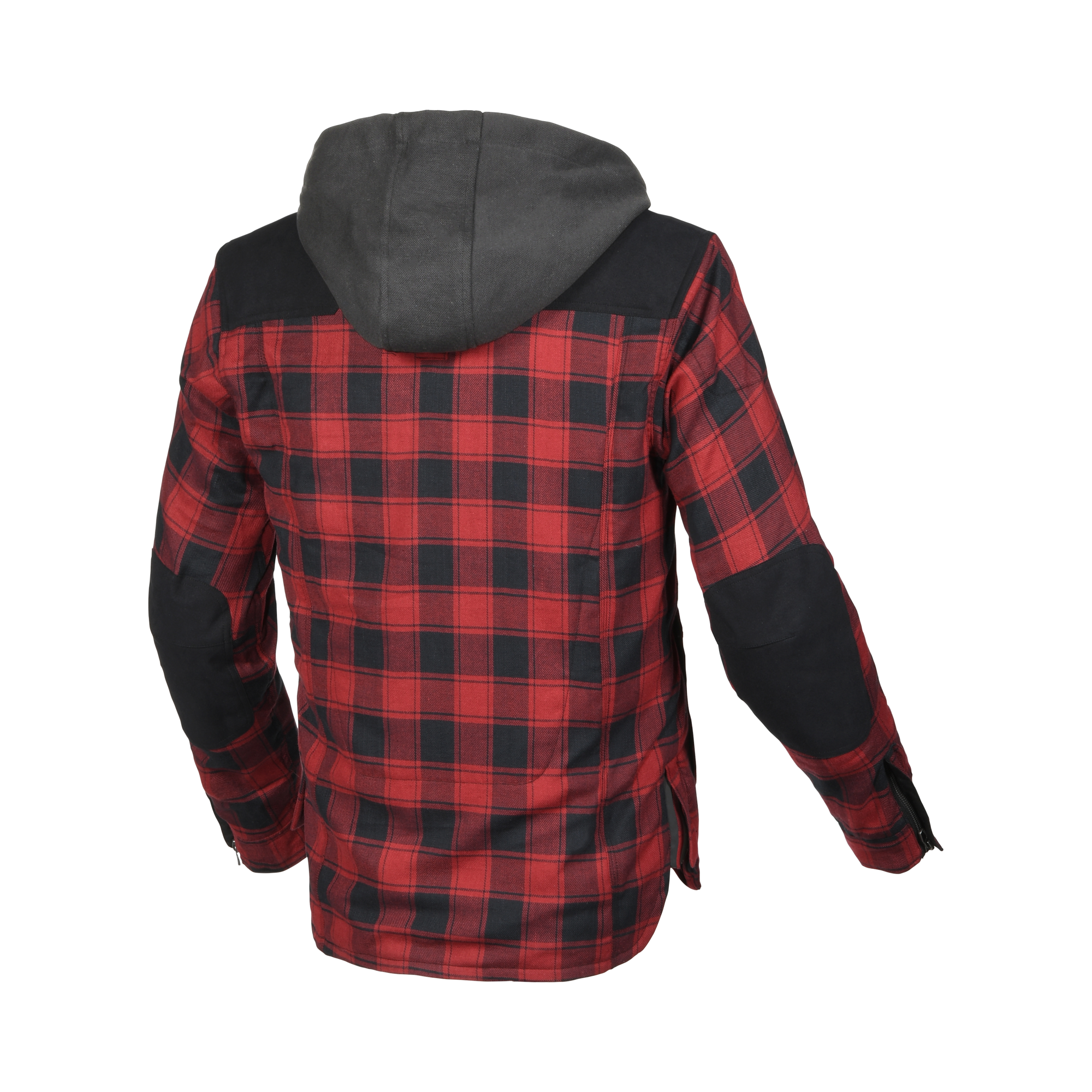 Macna Inland Rosso/Nero - Giacca Moto Camicia Estiva in Cotone Casual CE Classe A Uomo - vista 2