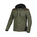 Macna Inland Verde/Marrone - Giacca Moto Camicia Estiva in Cotone Casual CE Classe A Uomo - vista 1