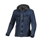 Macna Inland Blu/Marrone - Giacca Moto Camicia Estiva in Cotone Casual CE Classe A Uomo - vista 1