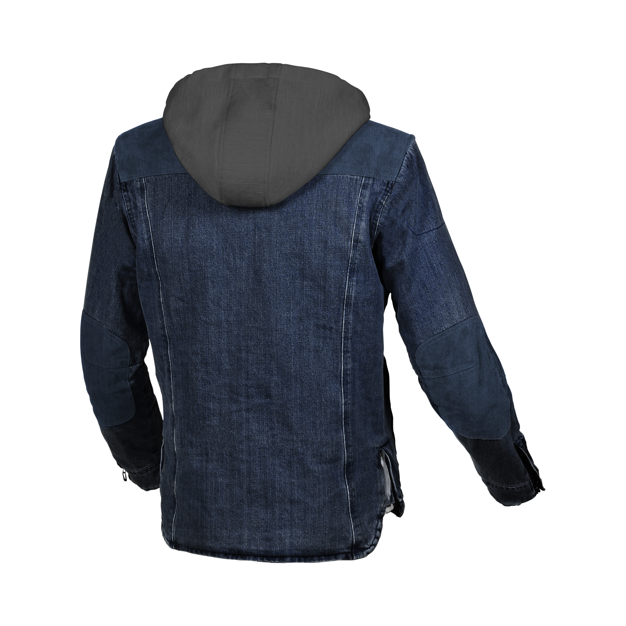 Macna Inland Blu/Marrone - Giacca Moto Camicia Estiva in Cotone Casual CE Classe A Uomo - vista 2
