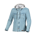 Macna Inland Azzurro - Giacca Moto Camicia Estiva in Cotone Casual CE Classe A Uomo - vista 1