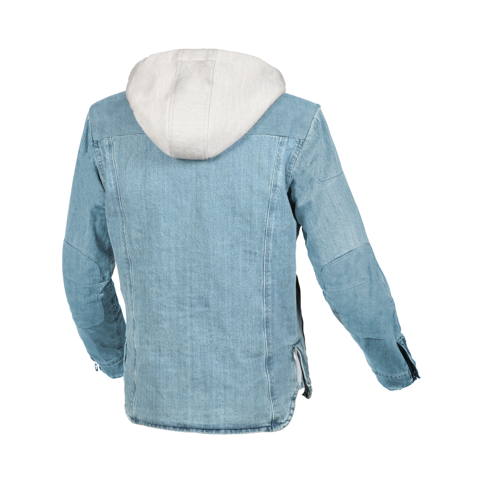 Macna Inland Azzurro - Giacca Moto Camicia Estiva in Cotone Casual CE Classe A Uomo - vista 2