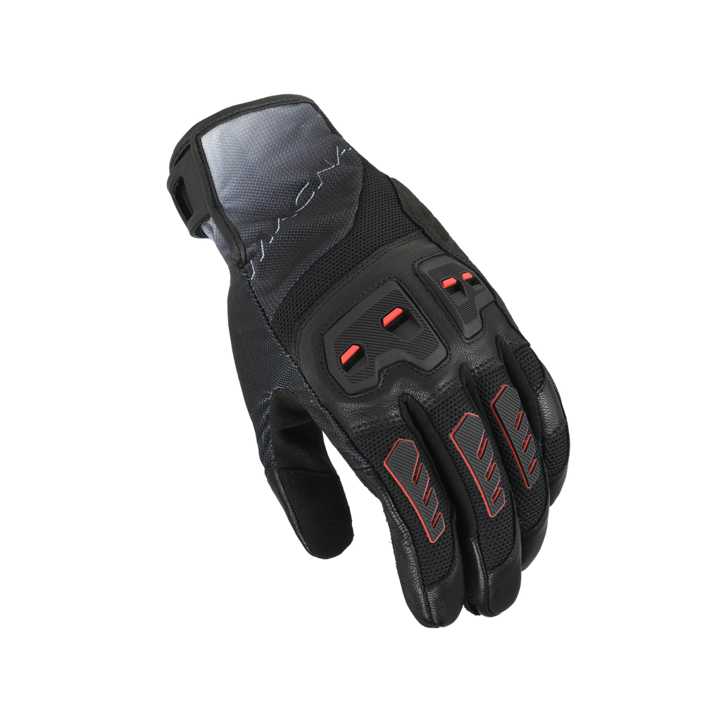 Macna Jugo 2.0 Nero / Rosso guanti moto