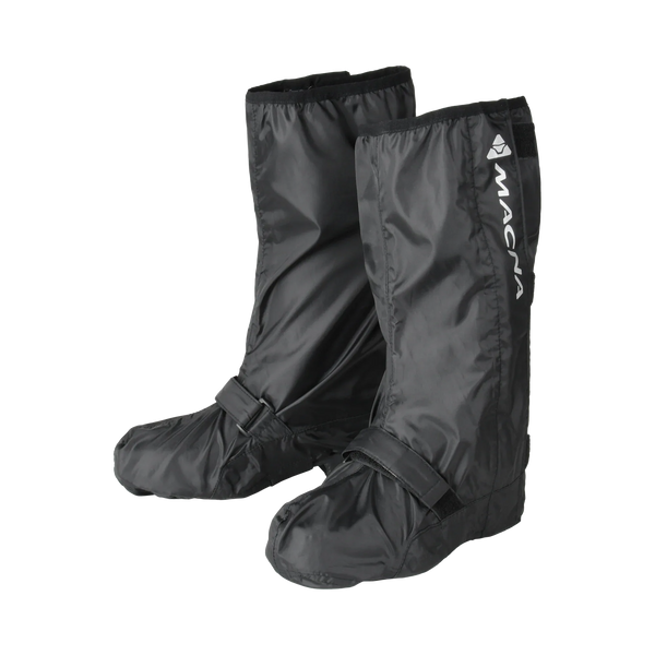 Macna Lair – Copriscarpe Impermeabili Moto Neri Nero Abbigliamento Antipioggia - Moon Bike - Vista 1