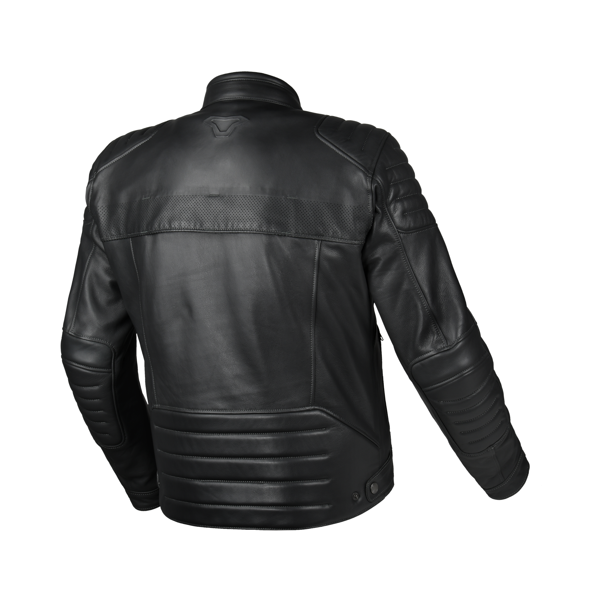 Macna Lance 2.0 Nero – Giacca Moto in Pelle Casual Ventilata CE Classe AA Uomo – vista 3