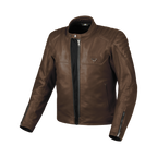 Macna Lance 2.0 Marrone – Giacca Moto in Pelle Casual Ventilata CE Classe AA Uomo – vista 2