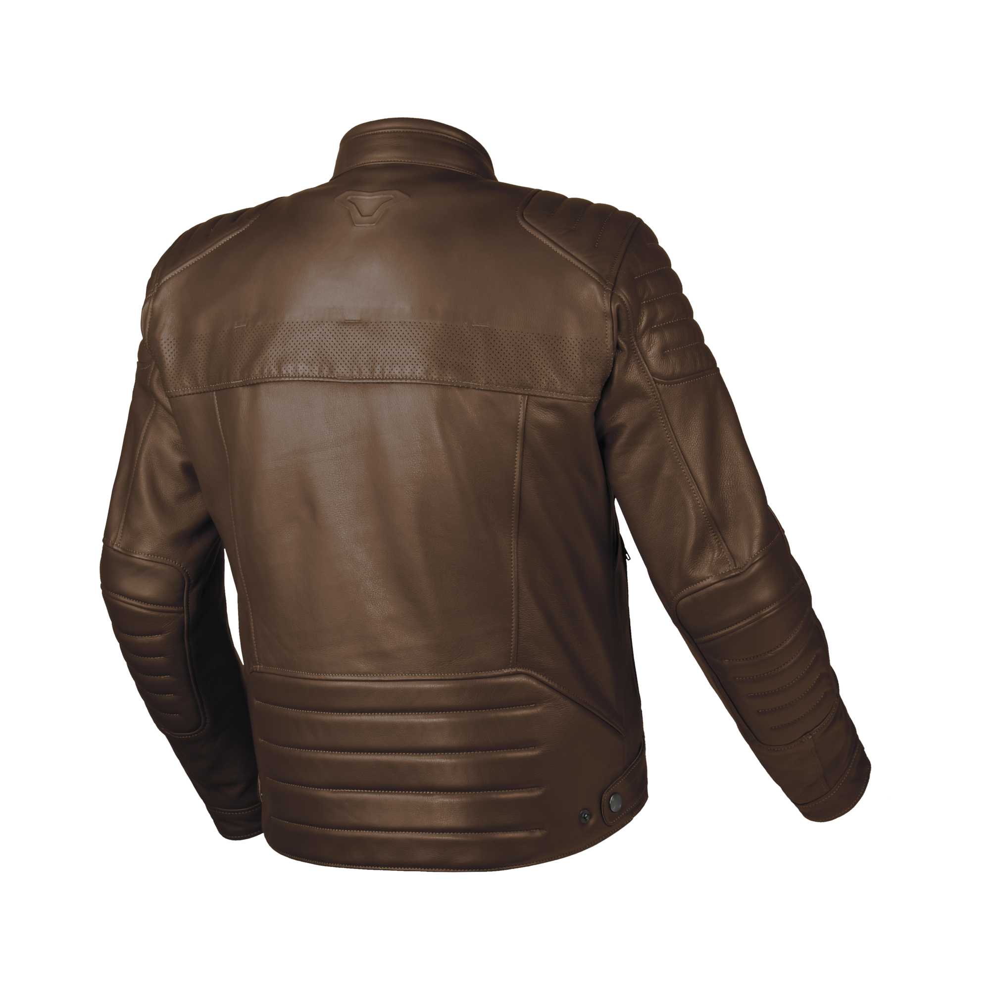 Macna Lance 2.0 Marrone – Giacca Moto in Pelle Casual Ventilata CE Classe AA Uomo – vista 3