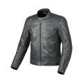 Macna Lance 2.0 Grigio scuro – Giacca Moto in Pelle Casual Ventilata CE Classe AA Uomo – vista 1